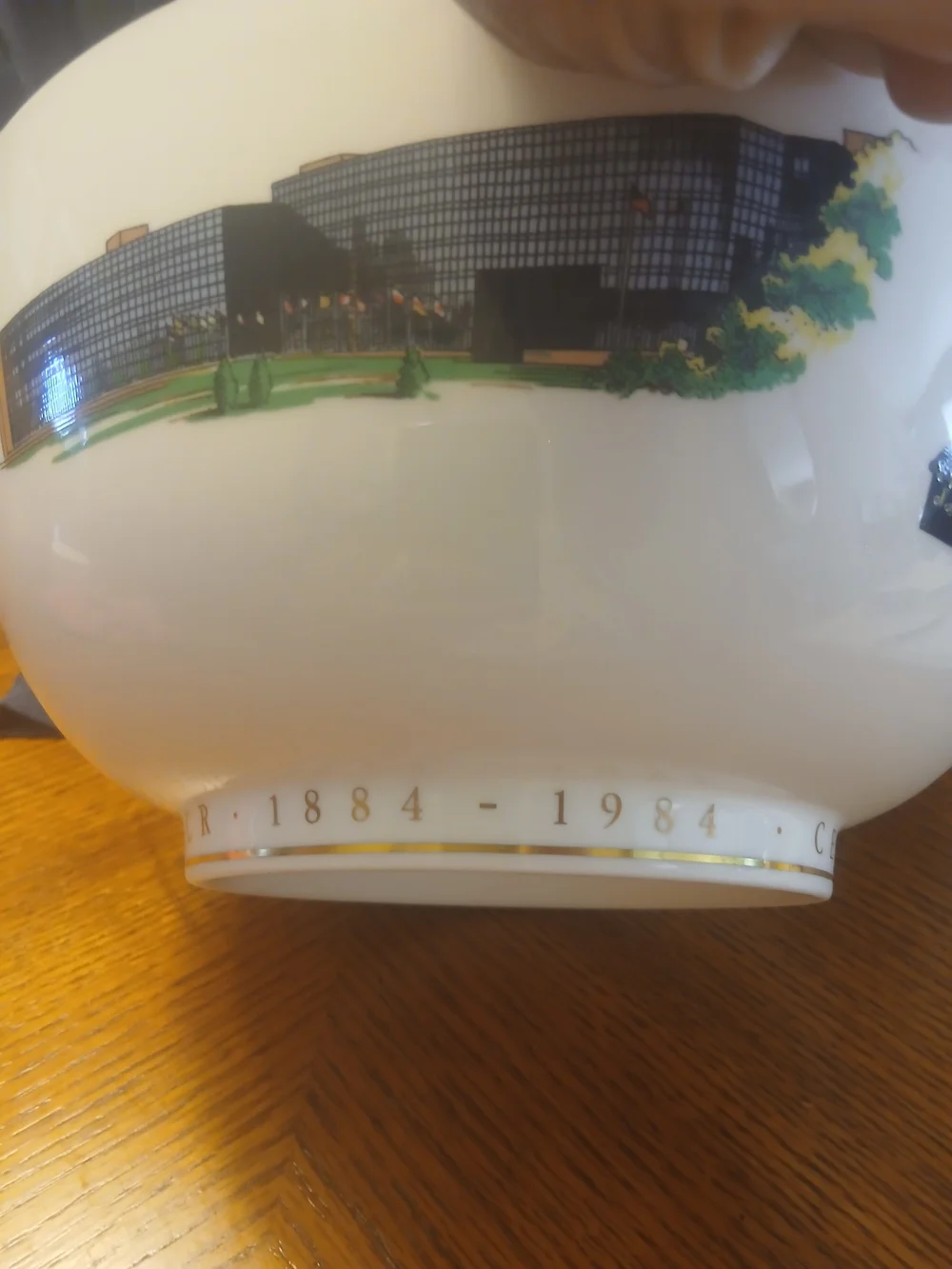 Wedgwood National Cash Register Bowl. Bone China, Limited Edition.